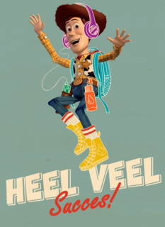 Toy Story kaart met Woody Heel veel succes