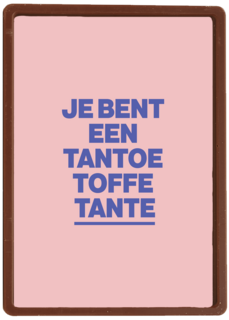 7e bent een tantoe toffe tante kaart