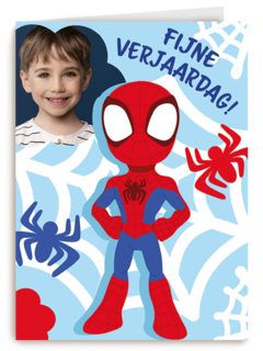 Fotokaart verjaardag spidey