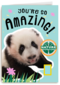 verjaardag kaart pandabeer