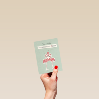 huwelijk kaarten you flamingo perfect together
