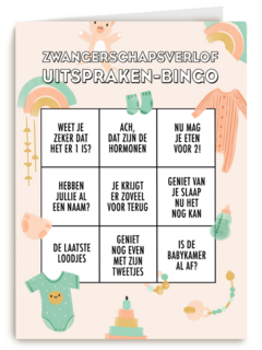 Zwangerschapsverlof uitspraken bingo