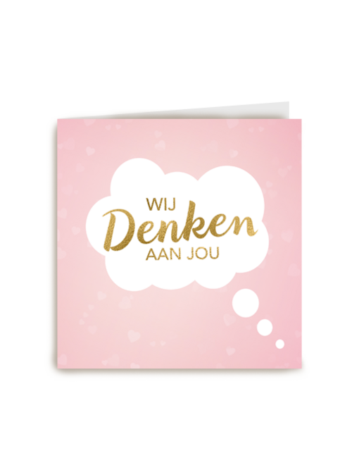 moederdag kaart herinnering wij denken aan jou