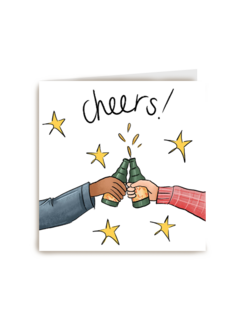 Gefeliciteerdkaart cheers Matia studio