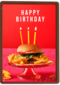 Happy Birthday hamburger