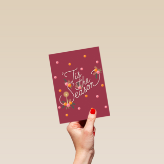 Kerstkaart this is the season