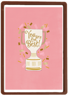 Complimentkaart you are the best