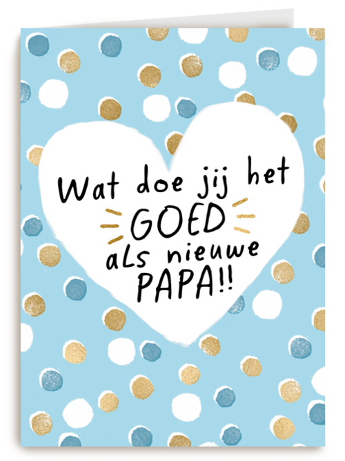 vaderdag kaart klassiek wat doe jij het goed als nieuwe papa