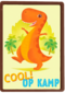 op kamp kaart dinosaurus