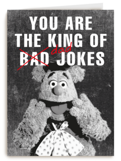 vaderdag kaart fozzie the king of dad jokes
