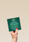 meertalige kerst met groen patroon