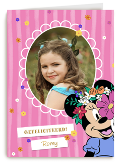 Minnie Mouse Fleurig gefeliciteerd foto