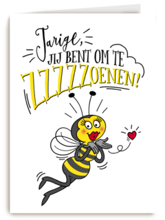 verjaardagskaart je bent om te zzzzzoenen