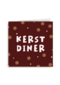 Kerst uitnodiging Kerstdiner modern