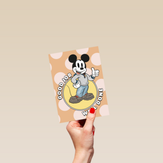 Complimentkaart Mickey Mouse