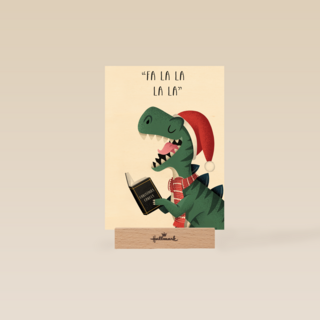 Trex zingt kerstliedjes