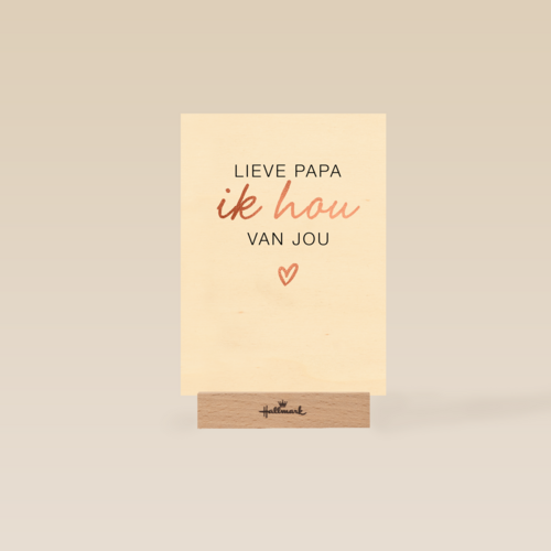 vaderdag kaart hip lieve papa ik hou van jou