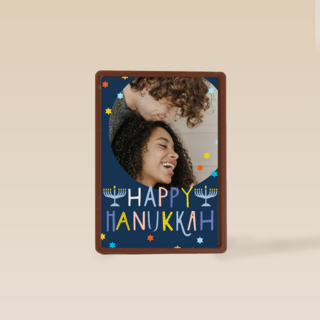 Happy Hanukkah fotokaart
