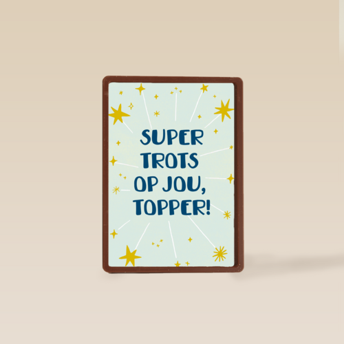 Geslaagdkaart supertrots op jou kanjer