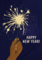 Nieuwjaar kaart Sterretjes