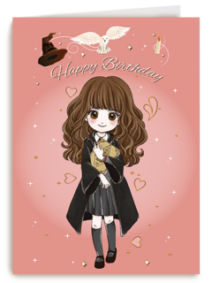 Harry Potter Happy Birthday Hermelien