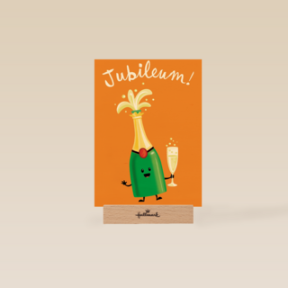 jubileum fles champagne