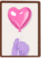 Hart Ballon Fluffy Hands