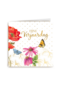Kaart flowers by Marjolein Bastin Fijne verjaardag klaproos vlinder