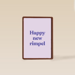 Verjaardagskaart vrouw grappig Happy new rimpel