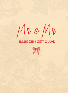 Mr Mr jullie zijn getrouwd