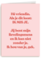 Vriendschapskaart vrouw missen powervrouw