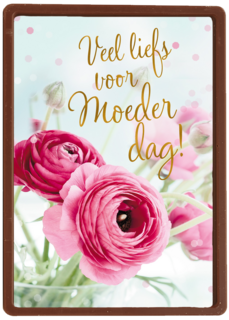 Moederdagkaart Klassiek Veel liefs voor Moederdag bloemen