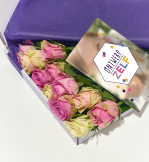 Brievenbus Bloemen Rozen Pastel Crush