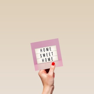 lightbox home sweet home