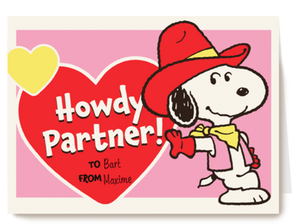 Peanuts Howdy Partner