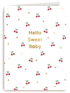 Geboortefelicitatie hello sweet baby