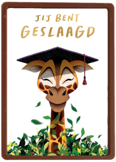 Folio geslaagd kaart giraf