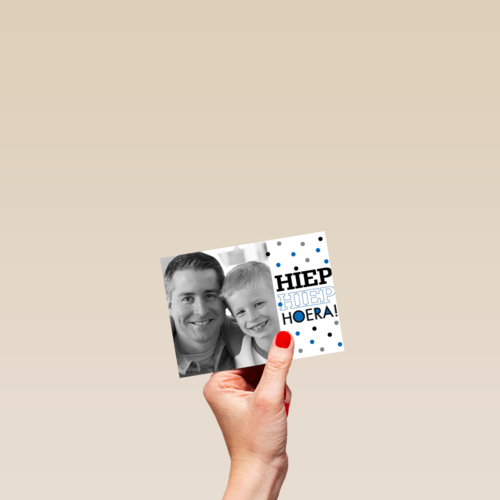 stippen hiep hiep hoera