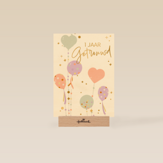 Ballonnen 1 jaar getrouwd