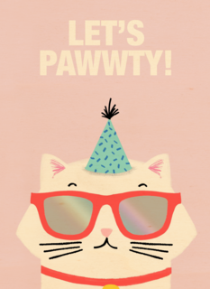 Uitnodiging verjaardagsfeest Lets pawwty