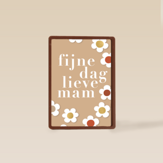 Moederdagkaart fijne dag lieve mam