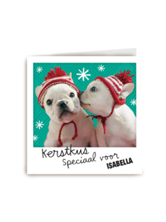 kerstkaart kerstkus speciaal voor