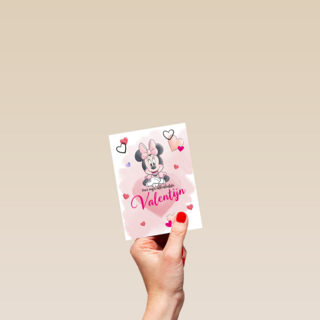 Minnie Mouse Valentijnskaart