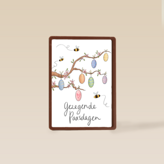 pasen kaart matia gezegende paasdagen