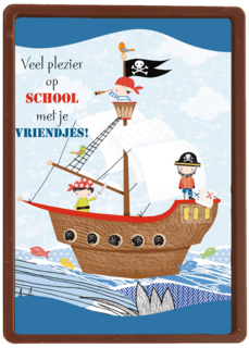 piratenschip veel plezier op school