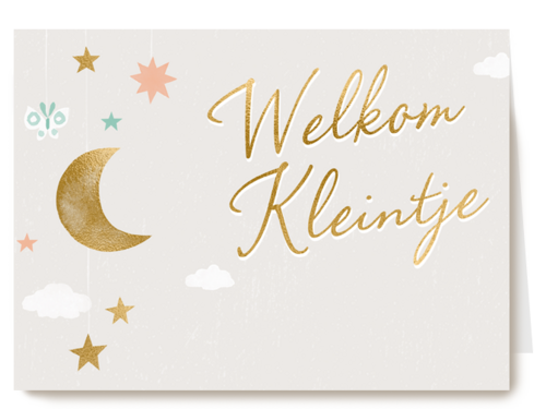 geboorte felicitatie welkom kleintje
