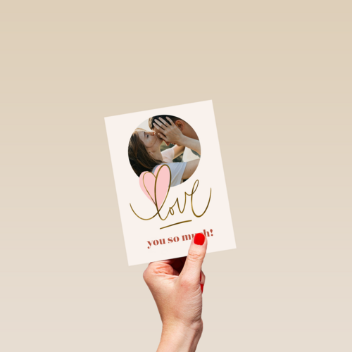 Love you so much fotokaart