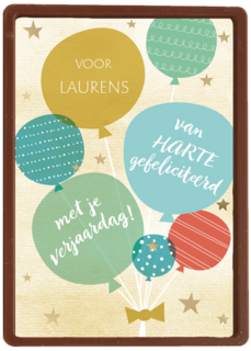 verjaardag man classics van harte gefeliciteerd ballon