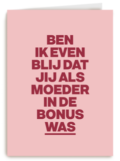 Moeders in de bonus AndC