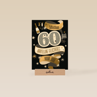 leeftijd zestig gefeliciteerd hartelijk